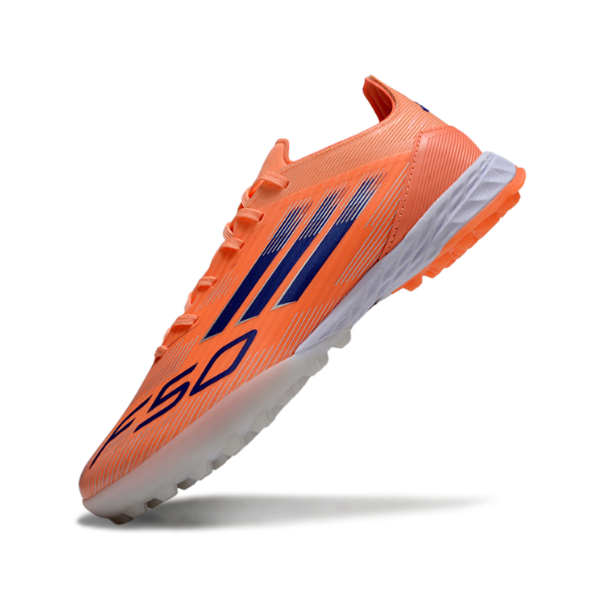 Botas de fútbol Adidas F50 Coral Blaze Pack Turf TF para niños