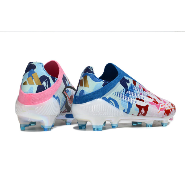 Botas de fútbol Adidas F50 Elite sin cordones BAPE Pack Firm Ground FG para niños