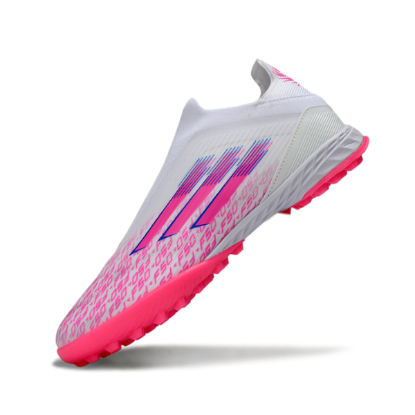 Botas de fútbol Adidas F50 Elite Sparkfusion Laceless Trinity Rodman Pack Turf TF para niños
