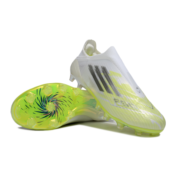 Botas de fútbol Adidas F50 Elite Sparkfusion sin cordones Born For Goals Pack Firm Ground FG para niños