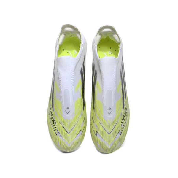 Botas de fútbol Adidas F50 Elite Sparkfusion sin cordones Born For Goals Pack Firm Ground FG para niños
