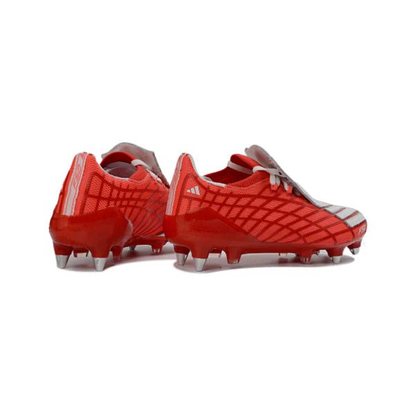 Adidas F50 Spider Red and White Mixed Studs SG Football Boot