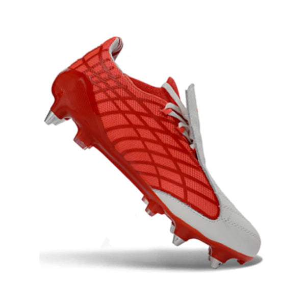 Adidas F50 Spider Red and White Mixed Studs SG Football Boot