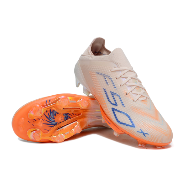 Botas de fútbol Adidas F50+ Sparkfusion Coral Blaze Pack Firm Ground FG para niños