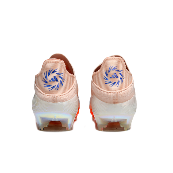 Botas de fútbol Adidas F50+ Elite sin cordones Sparkfusion Coral Blaze Pack Firm Ground FG para niños