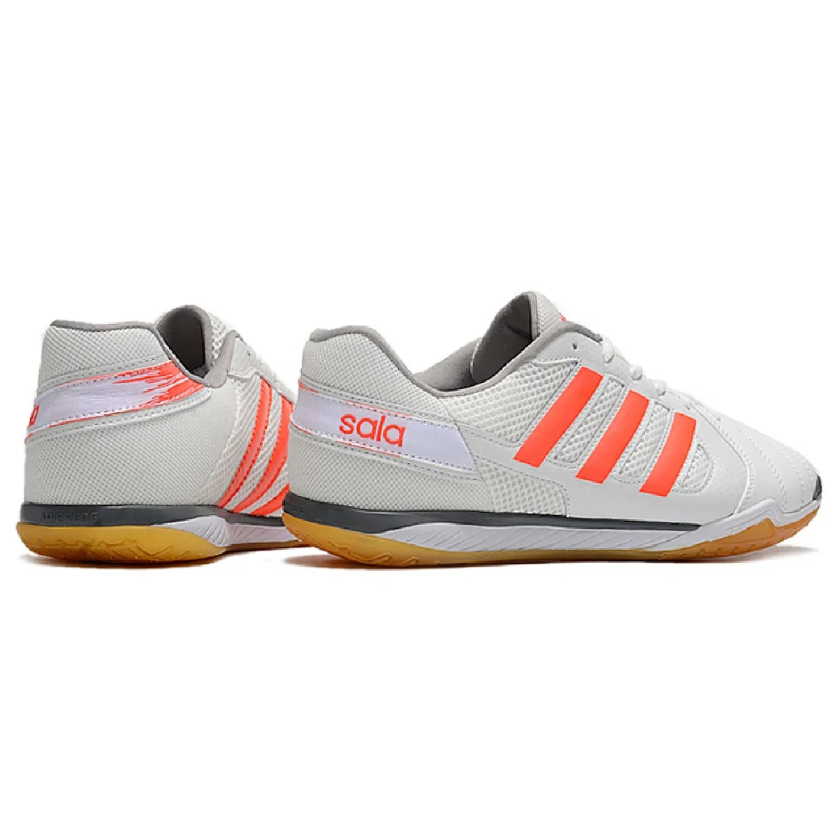 Botas de fútbol para cancha cubierta Adidas Top Sala IC en blanco y rosa