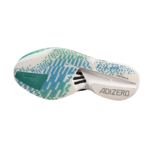 Zapatillas de running Adidas Adizero Adios Pro 4 en negro, blanco, verde y azul 