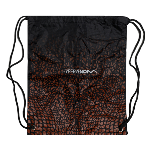 Bolsa para botas Nike Hypervenom negra y naranja