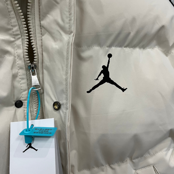 Jordan Beige Puffer Jacket 