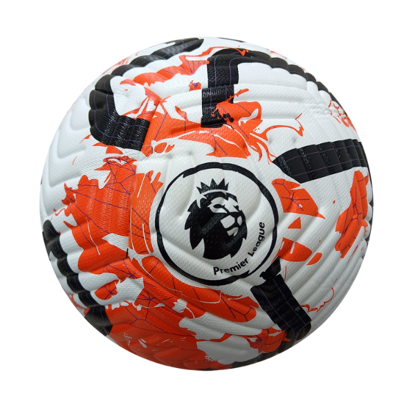 Nike Flight Premier League 23 24 White and Orange Football Ball