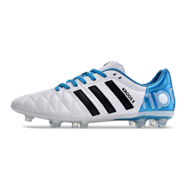 Botas de fútbol Adidas Adipure 11Pro Toni Kross Pack, color blanco y negro, para terreno firme FG