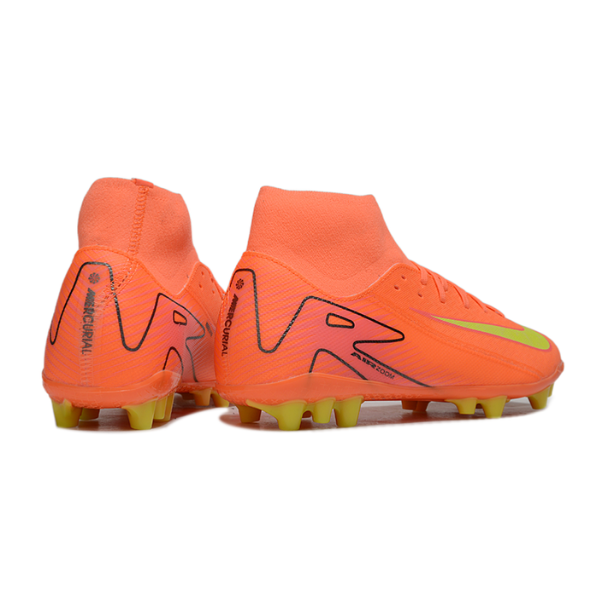 Botas de fútbol Nike Air Zoom Mercurial Superfly 10 Academy AG para césped artificial, color naranja