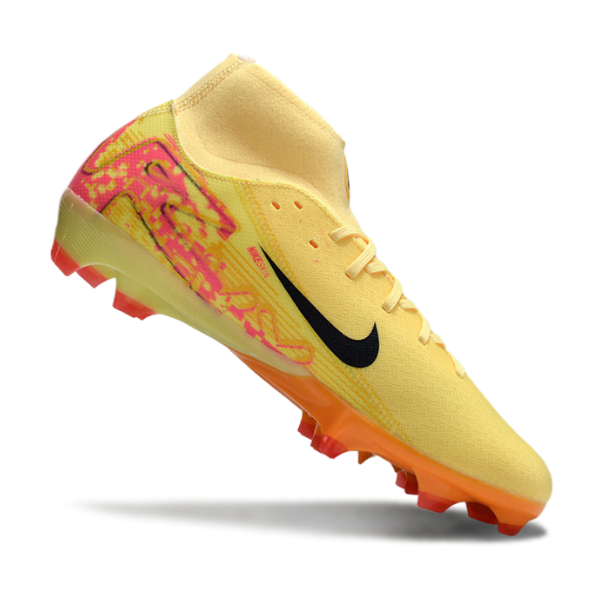 Nike Air Zoom Mercurial Superfly 10 Academy Mbappe Pack Black and Red Firm Ground FG Football Boot