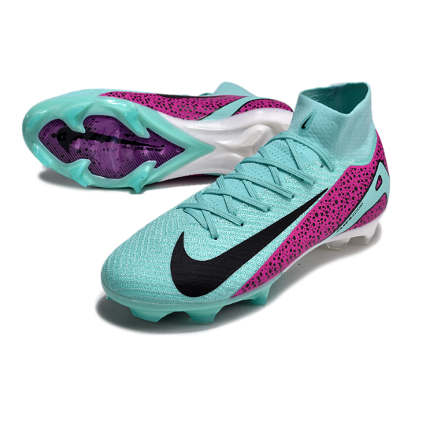 Nike Air Zoom Mercurial Superfly 10 Elite Blue and Purple Firm Ground FG Football Boot