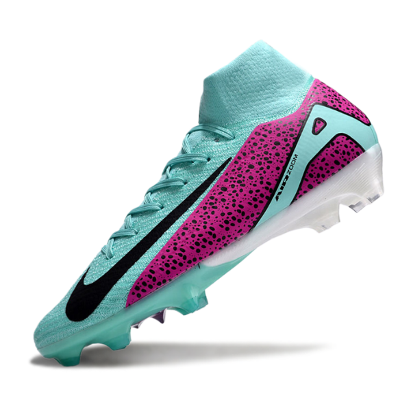 Nike Air Zoom Mercurial Superfly 10 Elite Blue and Purple Firm Ground FG Football Boot