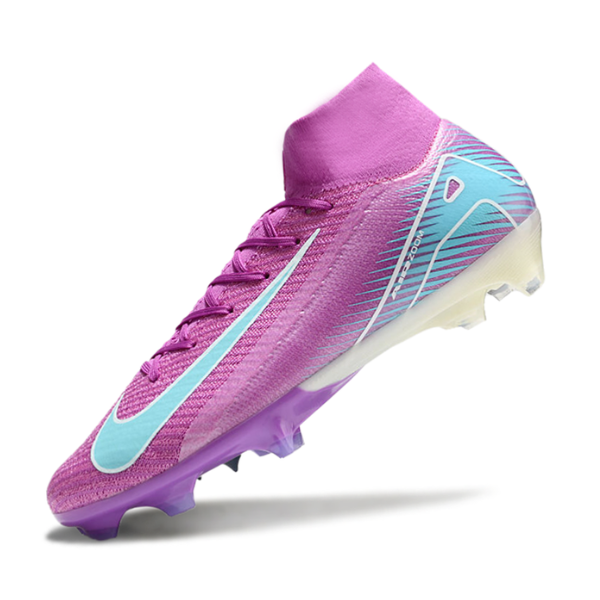 Nike Air Zoom Mercurial Superfly 10 Elite Purple and Blue Firm Ground FG Football Boot