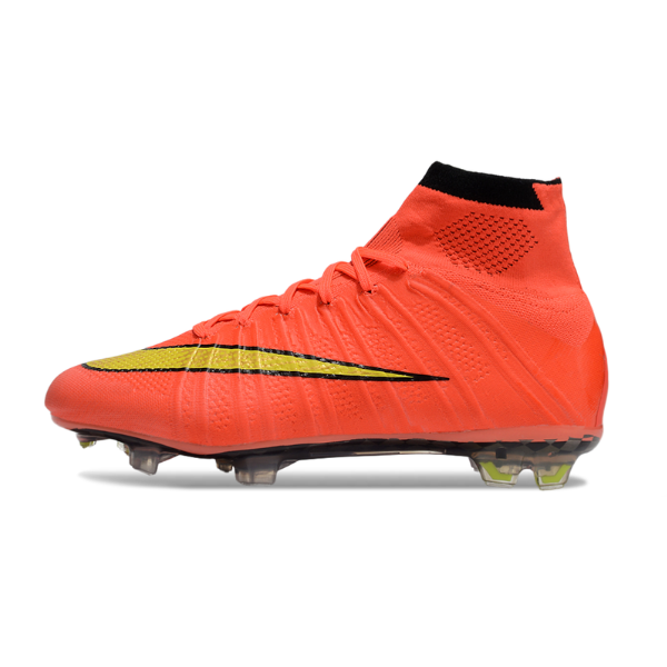 Botas de fútbol Nike Mercurial Superfly 4 Elite naranja para terreno firme FG