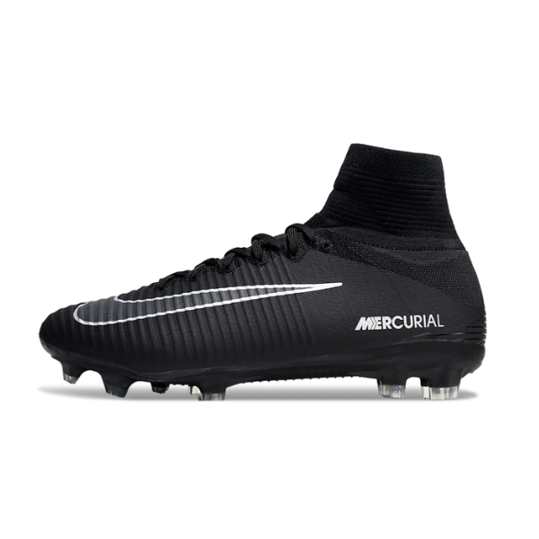 Botas de fútbol Nike Mercurial Superfly 5 Elite FG para terreno firme, color negro
