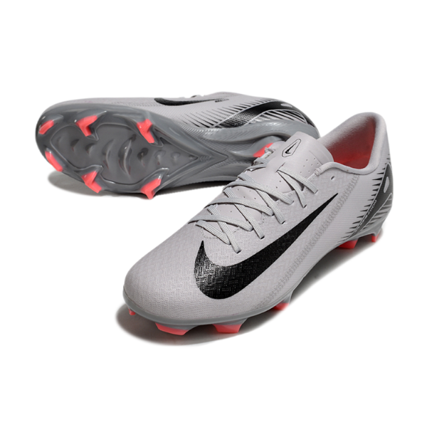 Nike Zoom Mercurial Vapor 16 Academy Gray and Black Firm Ground FG Football Boot
