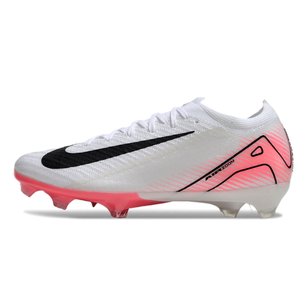 Nike Air Zoom Mercurial Vapor 16 Elite White and Light Pink Firm Ground FG Football Boot