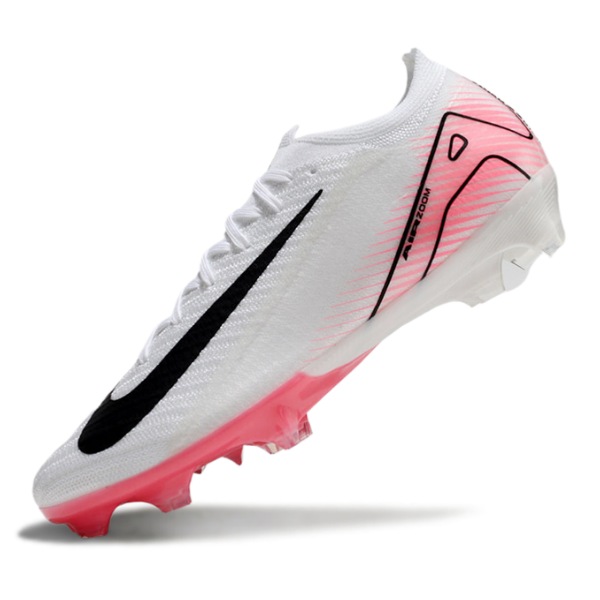 Nike Air Zoom Mercurial Vapor 16 Elite White and Light Pink Firm Ground FG Football Boot