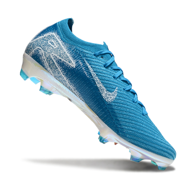 Nike Air Zoom Mercurial Vapor 16 Elite Blue and White Firm Ground FG Football Boot