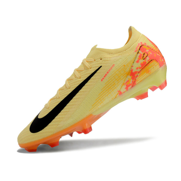 Botas de fútbol Nike Air Zoom Mercurial Vapor 16 Elite FG para terreno firme, color amarillo y rojo