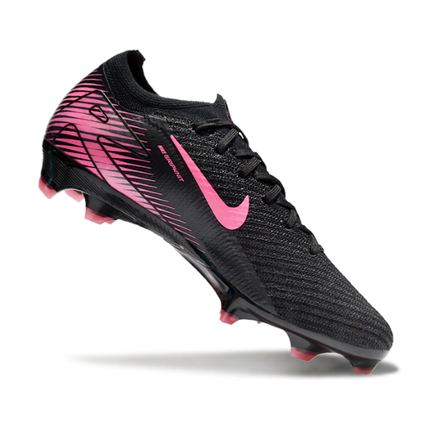 Nike Air Zoom Mercurial Vapor 16 Elite Black and Pink Firm Ground FG Football Boot