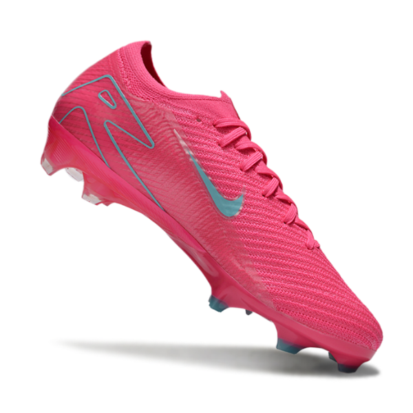 Nike Air Zoom Mercurial Vapor 16 Elite Pink and Light Blue Firm Ground FG Football Boot