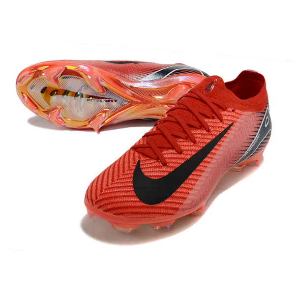 Nike Air Zoom Mercurial Vapor 16 Elite Red and Black Firm Ground FG Football Boot