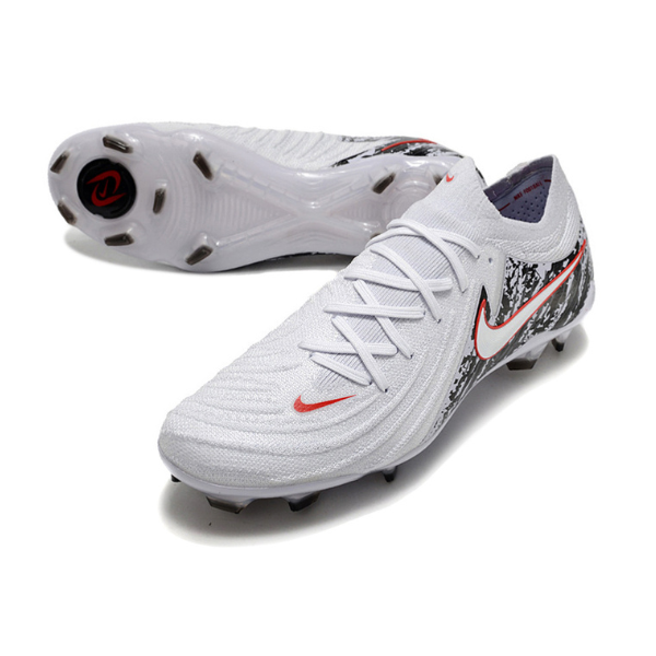 Nike Phantom GX2 Elite White Black and Red Firm Ground FG Football Boot