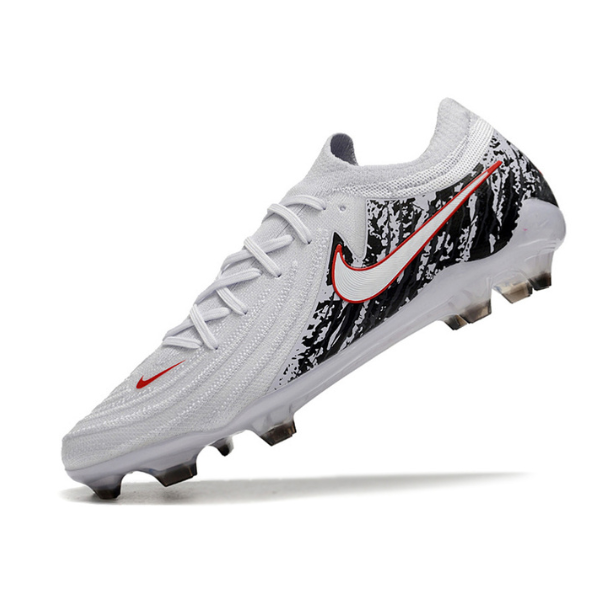 Nike Phantom GX2 Elite White Black and Red Firm Ground FG Football Boot