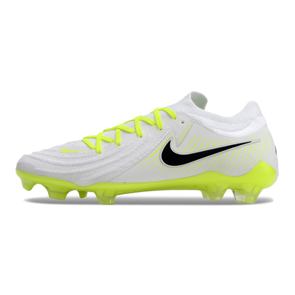 Nike Phantom GX2 Elite White and Green Firm Ground FG Football Boot
