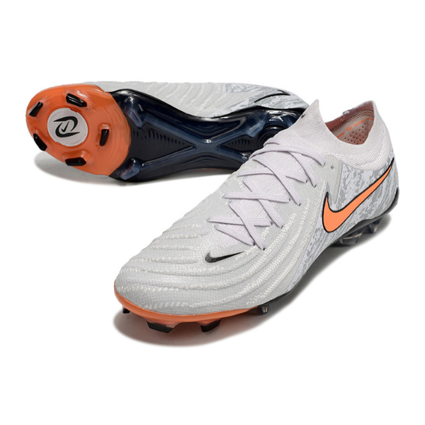 Nike Phantom GX2 Elite Gray and Orange Firm Ground FG Football Boot