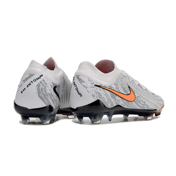 Nike Phantom GX2 Elite Gray and Orange Firm Ground FG Football Boot