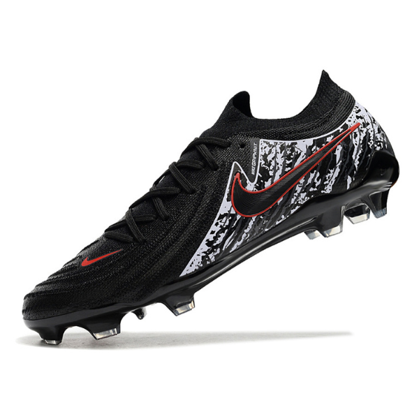 Nike Phantom GX2 Elite Black White and Red Firm Ground FG Football Boot