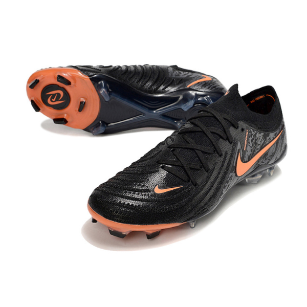 Nike Phantom GX2 Elite Black and Orange Firm Ground FG Football Boot