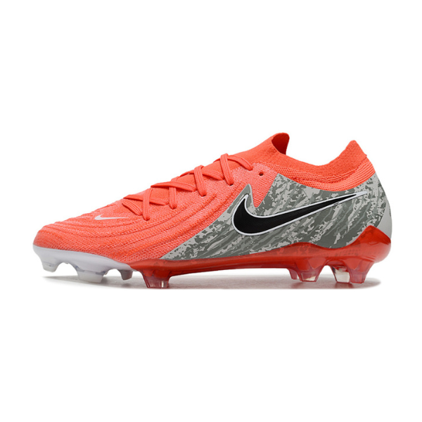 Nike Phantom GX2 Elite Red and Gray Firm Ground FG Football Boot