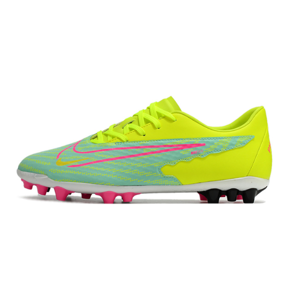 Nike Phantom GX Academy Yellow Green and Pink Artificial Ground AG Football Boot