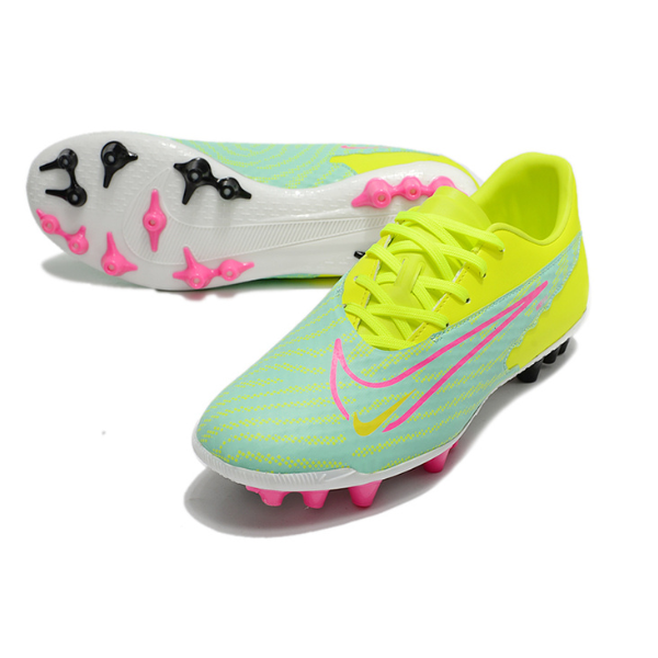 Nike Phantom GX Academy Yellow Green and Pink Artificial Ground AG Football Boot