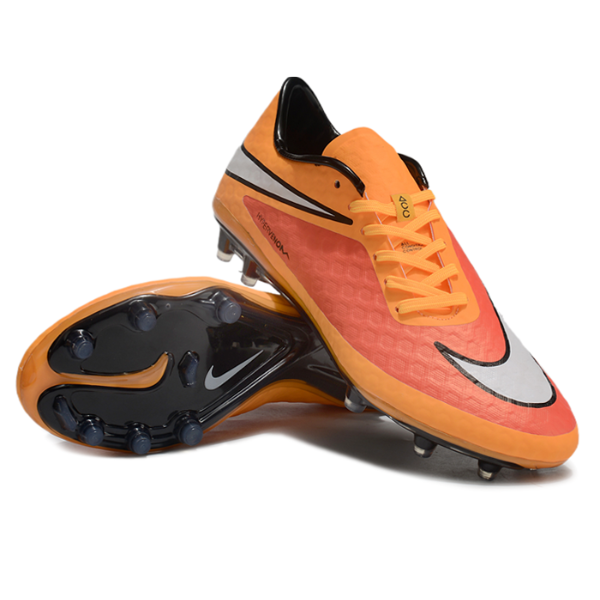 Nike Phantom Hypervenom Elite Black and Orange Firm Ground FG Football Boot