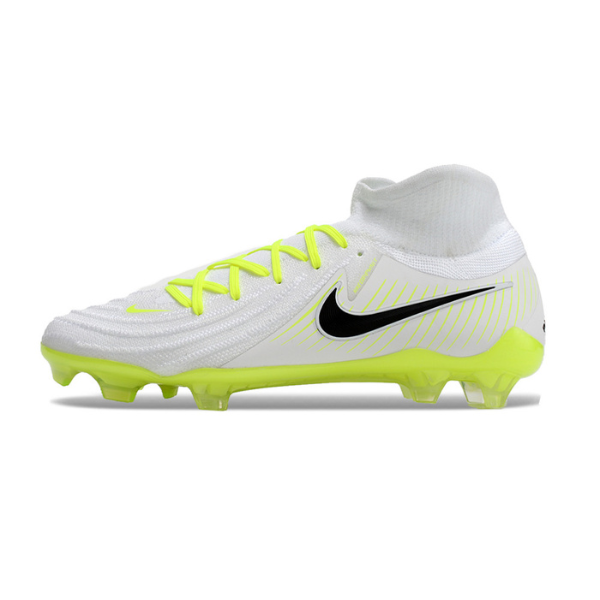 Nike Phantom Luna 2 Elite White and Green Firm Ground FG Football Boot