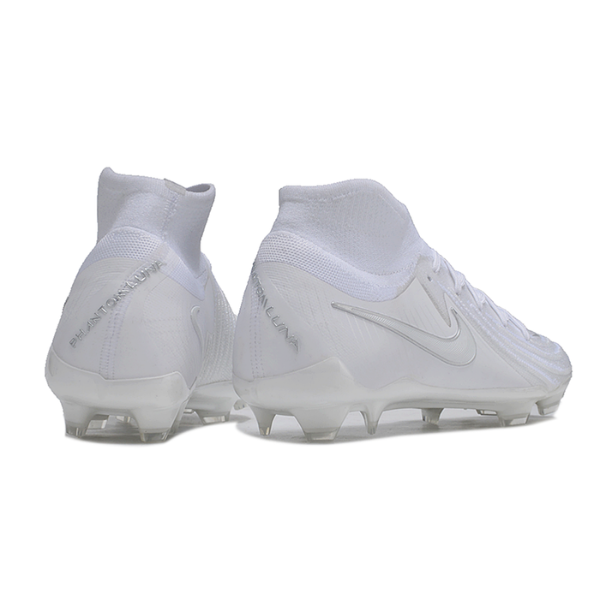Botas de fútbol Nike Phantom Luna 2 Elite FG para terreno firme, color blanco