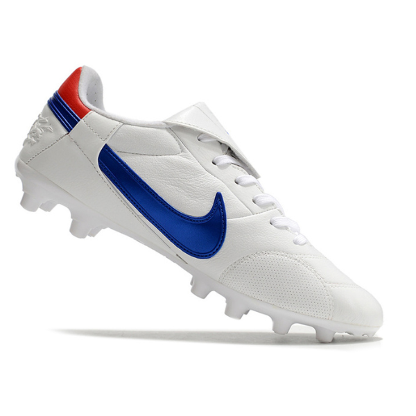 Nike Premier 3 White and Blue Firm Ground FG Football Boot