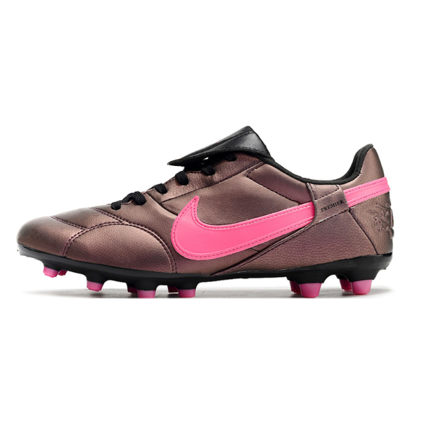 Nike Premier 3 Bronze and Pink Firm Ground FG Football Boot
