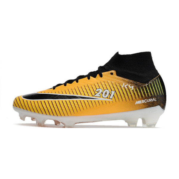 Nike Zoom Mercurial Superfly 9 Elite Yellow and Black Firm Ground FG Football Boot