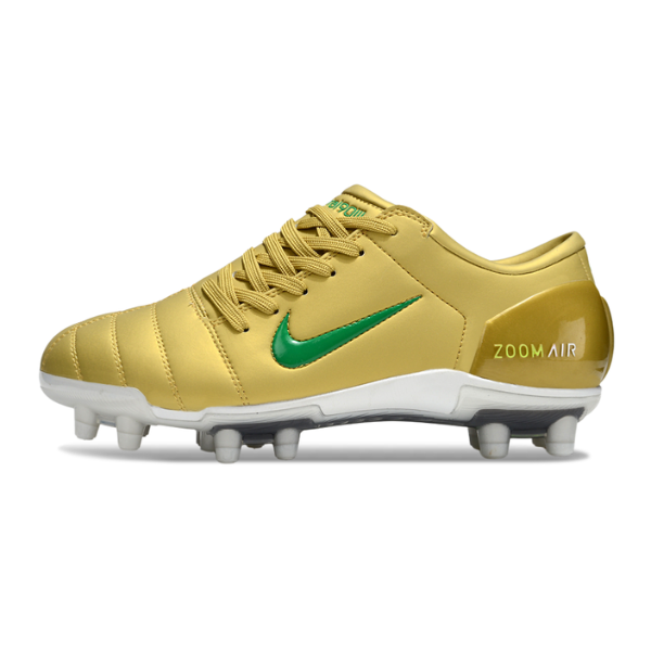 Nike Total 90 III Gold and Green Firm Ground FG Football Boot