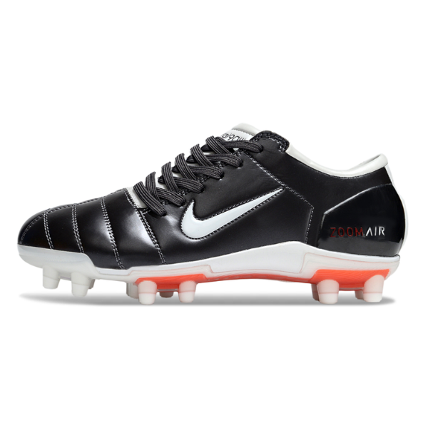 Botas de fútbol Nike Total 90 III FG para terreno firme, color negro, blanco y rojo