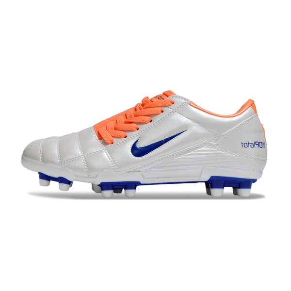Nike Total 90 III Gray and Orange Firm Ground FG Football Boot