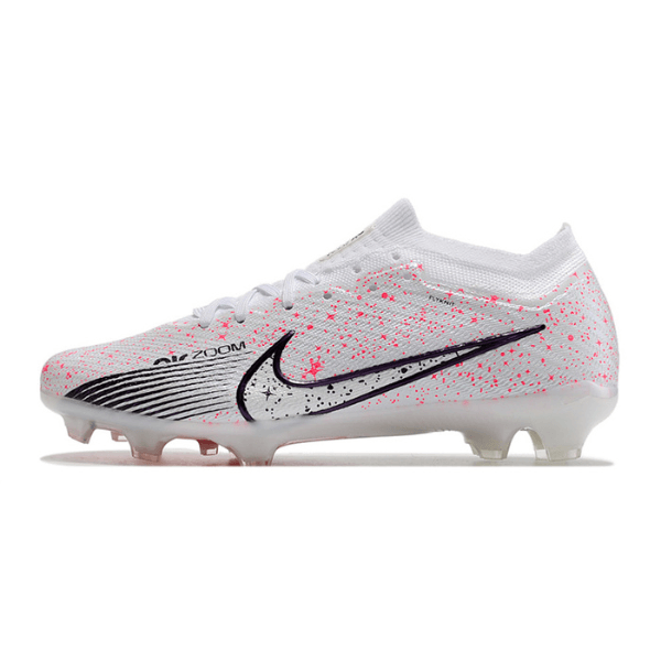 Nike Zoom Mercurial Vapor 15 Elite White Red and Black Firm Ground FG Football Boot